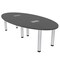 Skutchi Designs 45 in W, 96 in L, 29 in H, Engineered Wood Top, Grey H-OVL-4693-PT-AN-EL - alternate 1